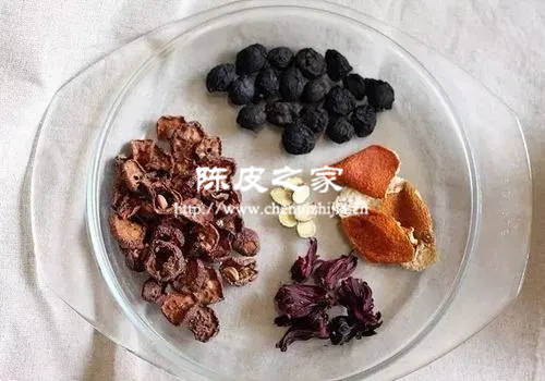 陈皮山楂菊花红枣甘草在一起的功效