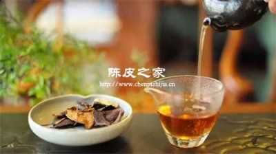 新会陈皮可以直接泡水喝吗