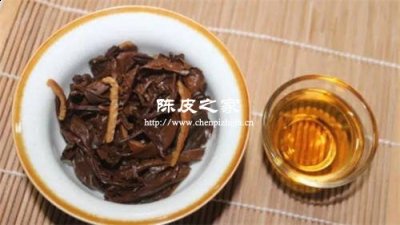 干仓陈皮能和红茶一起喝吗