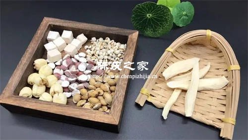 经常腹泻可以吃陈皮茯苓白扁豆泡水吗