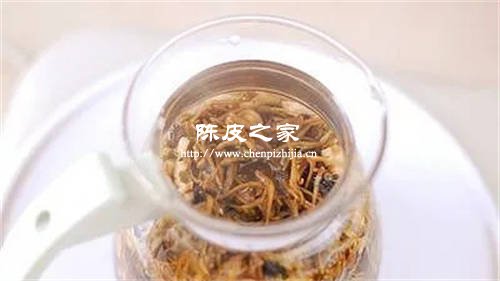 金银花和橘皮一起泡喝了有副作用吗