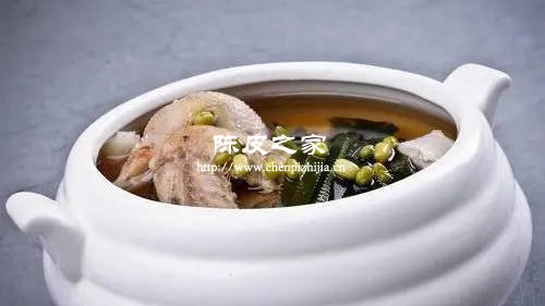 绿豆陈皮鸽汤的功效和作用