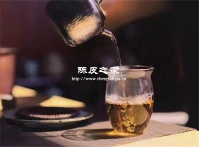 陈皮搭配老白茶的不同喝法