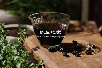 陈皮桑葚枸杞茶的做法与功效