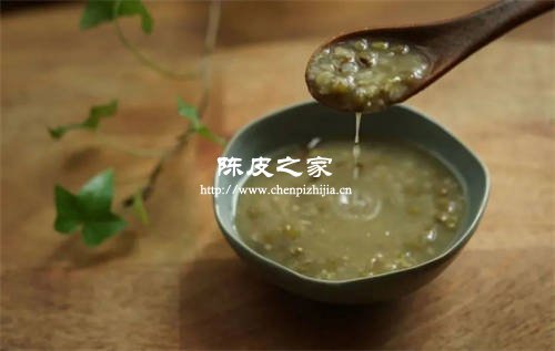 陈皮臭草绿豆沙的做法和功效