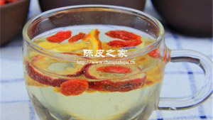 陈皮枸杞泡水喝有什么功效