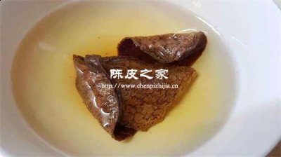 刚晒几天的陈皮能泡水喝吗