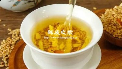 做陈皮姜米茶放橘子皮是一样效果吗