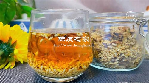 自制陈皮姜米茶