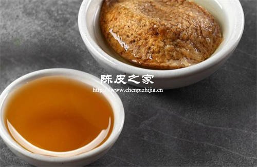 陈皮泡水喝的味道是什么味