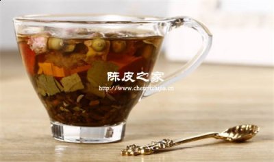 陈皮和荷叶一起泡水喝的功效