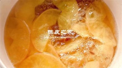 苹果生姜陈皮水的功效和作用及禁忌是什么
