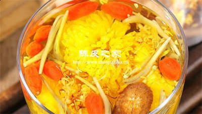 金银花枸杞菊花能和陈皮一起泡水喝吗
