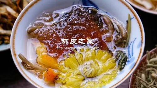 金银花野菊花陈皮泡水喝有什么功效与作用