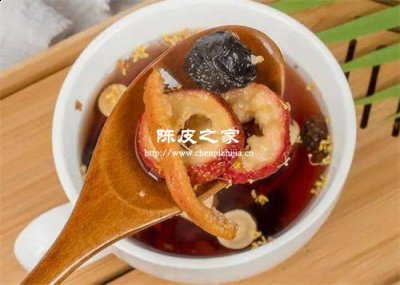 陈皮跟山楂泡水喝有什么好处