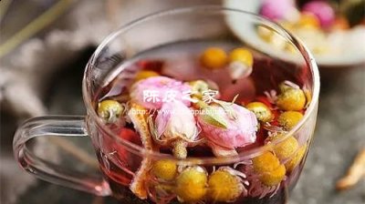 陈皮菊花枸杞玫瑰花泡水喝的功效和作用
