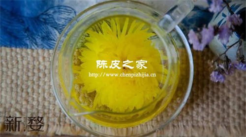 陈皮菊花枸杞花旗参泡水喝的功效和作用