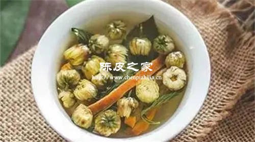 陈皮和胎菊枸杞一起泡水喝的功效与作用