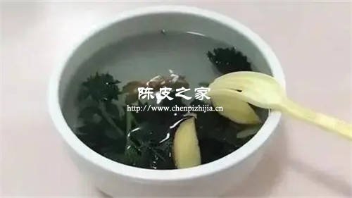 艾叶甘草陈皮和老姜在一起熬有什么作用