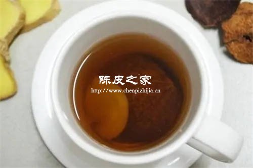 陈皮干姜泡水喝的功效和副作用