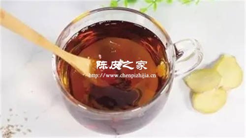 陈艾陈皮生姜甘草紫苏红糖熬水的功效和方法
