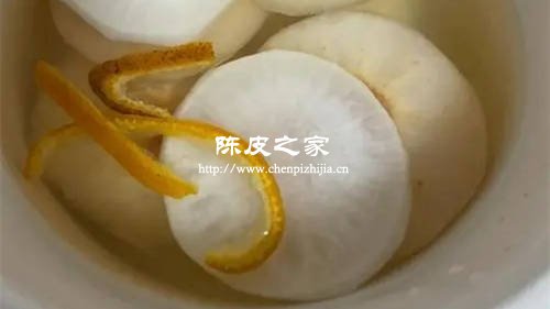 陈皮白萝卜冰糖水的作用与功效是什么