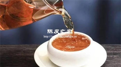 陈皮绿茶泡水喝对人有什么好处