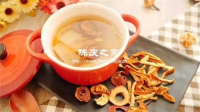 陈皮生姜山楂泡水喝的功效和作用