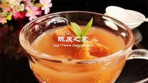 陈皮山楂红茶泡水喝的功效和作用