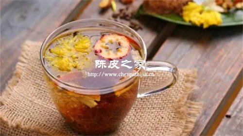 陈皮玫瑰花菊花茶的功效与作用