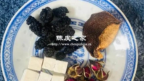 茯苓加桑椹加陈皮有啥功效