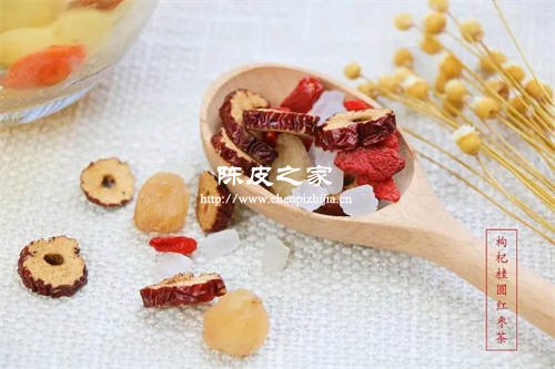 陈皮桂圆枸杞红枣能一起泡水喝吗