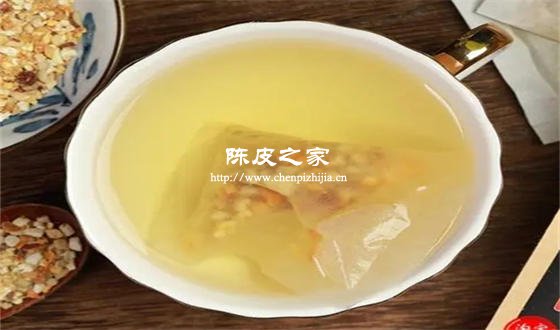 陈皮白扁豆泡水可治囗苦吗