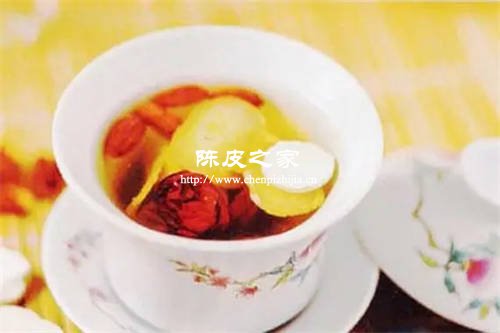 陈皮和红枣枸杞可以一起泡水喝吗