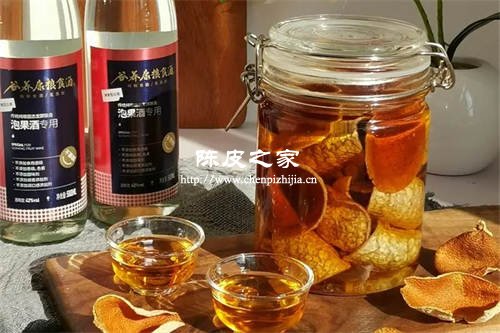 陈皮枸杞泡酒的功效与作用及食用方法