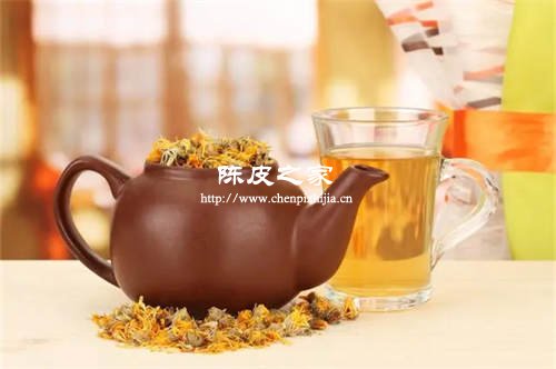 陈皮菊花和古树茶能一起泡水吗