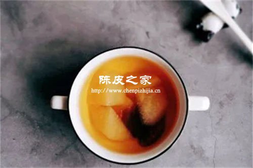 陈皮姜雪梨枸杞枣煮水喝的功效