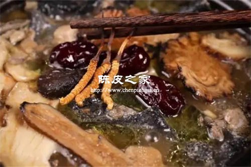陈皮茯苓冬虫夏草煮水的功效与作用