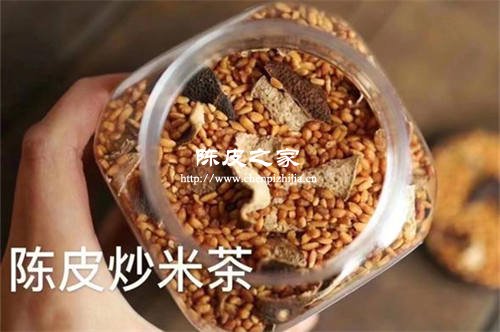 陈皮炒米茶水上午喝还是下午喝