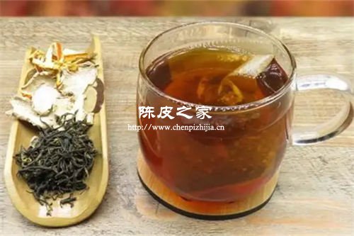 陈皮和绿茶一起泡水喝有什么功效