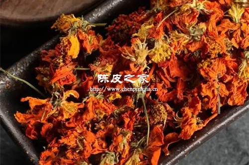 陈皮能和血菊一起泡着喝吗