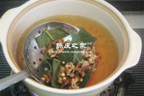 陈皮和枇杷花煮水喝的功效和作用