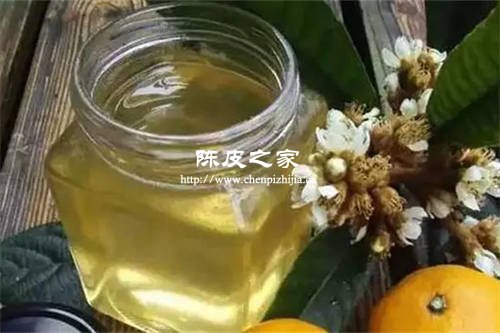 陈皮和枇杷花煮水喝的功效和作用