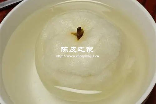 陈皮雪梨果的做法