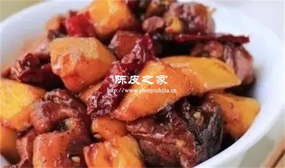 芒果加瘦肉加陈皮炖的功效