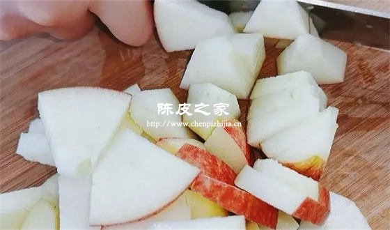 陈皮和橙子苹果熬水喝的功效