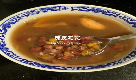 陈皮红豆绿豆汤的功效与作用