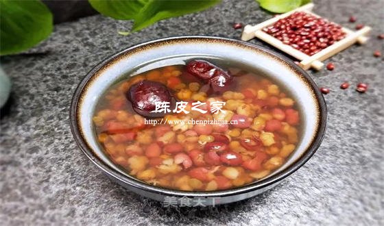 陈皮红豆绿豆汤的功效与作用