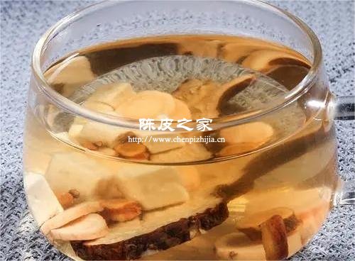 干草陈皮蒲公英茶叶一起泡水喝的功效