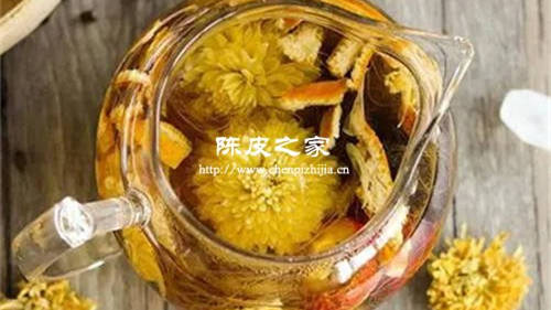 陈皮可以和菊花枸杞一起泡水喝吗